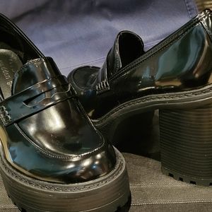 Madden Girl Kassidy Women's Block Heel Penny Loafers